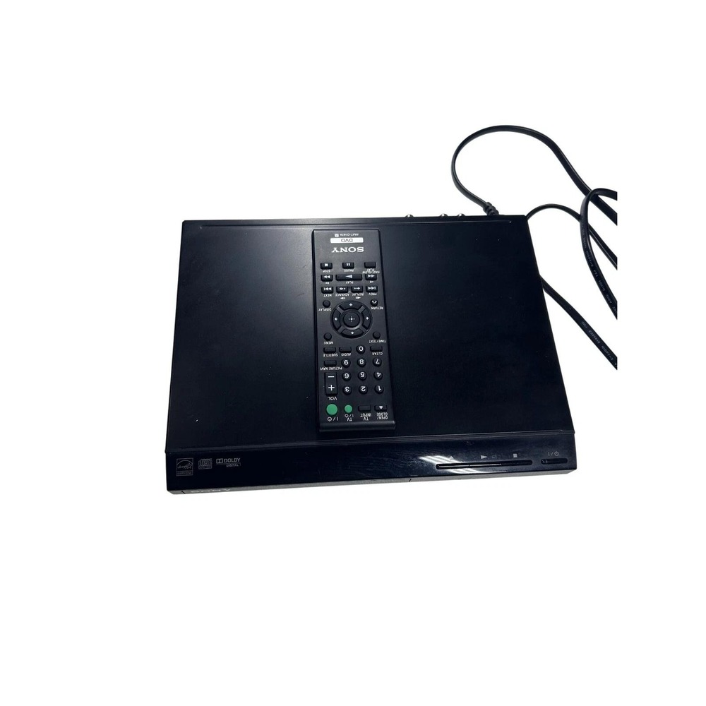 Sony DVP SR210P CD DVD Player Black Region Free With Remote & Power Cord
